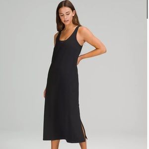 All Aligned MIDI Dress